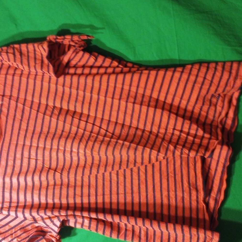 Orange blue t shirt